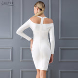 Halter Long Sleeve Sexy Women Dress