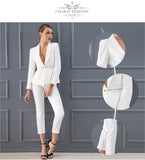 Long Sleeve Jacket&Pants 2 Two Pieces Women Set