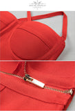 Sexy Women Spaghetti Strap Ruffles Hem Cropped Top& Skirt  Woman Set