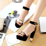 High Heels Sandals Platform Shoes Woman