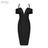 Deep V Neck Luxury Party Dress