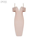 Deep V Neck Luxury Party Dress