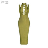 Sexy Halter Sleeveless Hollow Out Bodycon