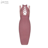 Sexy Halter Sleeveless Hollow Out Bodycon