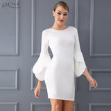 Vestido De Festa Sexy Spring Casual Black Bodycon Dress