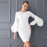 Vestido De Festa Sexy Spring Casual Black Bodycon Dress