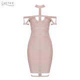 Royal blue Apricot Hollow Out Bodycon Dress