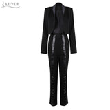 Long Sleeve Jacket&Pants Party Women Set