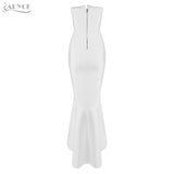 Chic Sexy White Strapless Ruffles Women Long Dress