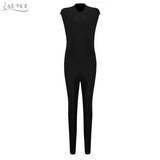 Beads Embellished Jumpsuit Sexy Backless Sleeveless Chain Jumpsuits