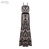 Sequins Mesh Fashion Sleeveless Hollow Out Dress