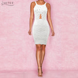 Chic Sexy Sleeveless Long Hollow Out Dress