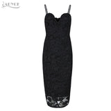 Spring Sleeveless Hollow Out Spaghetti Strap Lace Dress