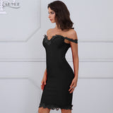 Off Shoulder Lace Dress