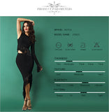 O Neck Black Hollow Out One Shoulder Tassels Embellished Dress