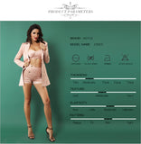Crop Tops&Shorts&Jacket 3 Three Pieces Set