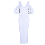 Butterfly Short Sleeve Patchwork Dress