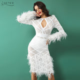 O Neck Hollow Out White Dress
