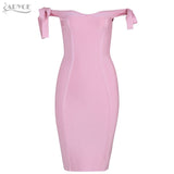 Gray Strapless Casual Vestidos Off Shoulder Knee-Length Dress