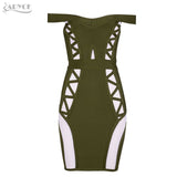 Off Shoulder Mesh Mini Dress