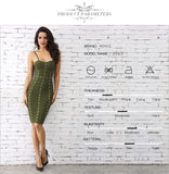 Button Studded Mini Bodycon Dress
