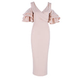 Butterfly Short Sleeve Patchwork Dress