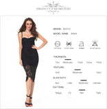 Sexy Blue Black Lace Party Dress