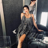 Sleeveless Tassels Fringe Dress