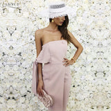 Elegant Button Tassel Dress