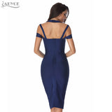 Hollow Out V-Neck Sexy Spaghetti Strap Midi Dress