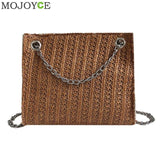 Handmade Straw Women Shoulder Bags