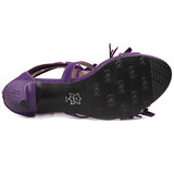 Sexy Women's Shoes Tassel High Heels Rivets