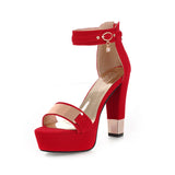 High Heels Sandals Platform Shoes Woman