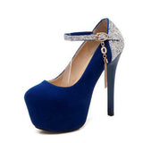 Pumps Platform Super High Heeled Bride Party Wedding Footwear Shoes