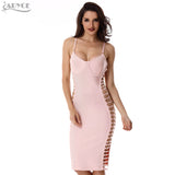 Spaghetti Strap Sleeveless Cut out Sexy Dress
