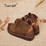 Retro Handmade Ankle Boots