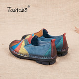 Genuine Leather Pregnant Flats Casual Soft Loafers Shoes