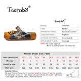 Tastabo Flower Handmade Slides Flip Flop On The Platform Clogs For Slippers