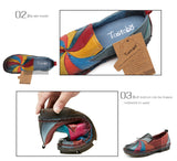 Genuine Leather Pregnant Flats Casual Soft Loafers Shoes