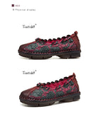 Tastabo Summer Floral Pleated Shoes
