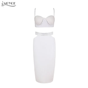 Short Top&Bodycon Skirt  Dress 2 pieces Set