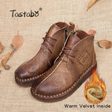 Retro Handmade Ankle Boots