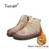 Retro Handmade Ankle Boots