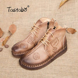 Retro Handmade Ankle Boots