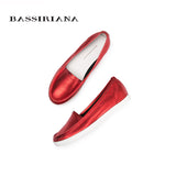 Genuine Leather Women's Loafers Casual Women Shoes