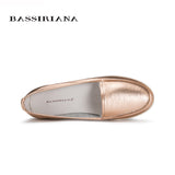 Genuine Leather Women's Loafers Casual Women Shoes