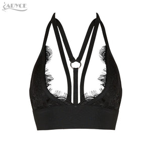 Halter Lace Backless Tank&Tops