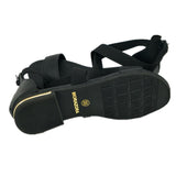 Flats Heel Sandals Ladies Shoes Black