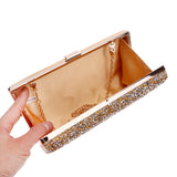 SEKUSA Women Diamond Rhinestone Clutch Crystal Chain Shoulder Small Purse Wedding Purse Party Evening Bags