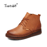 Tastabo Hakiki Leather Foot Womens Drawings High Quality Fashion Women's